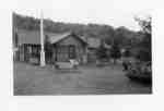 Fairyport Inn, Fairy Lake, Huntsville, Ontario in the 1940's.