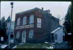 The Bookcase, 93 Main Street East, Huntsville, Ontario, 1980-1990, looking east.