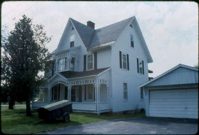 House 15 Centre Street North, Huntsville, Ontario, 1980-1990, looking south west.