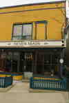 Seven Main Coffee Shop, 7 Main Street West, Huntsville, Ontario, 1994, coloured view.