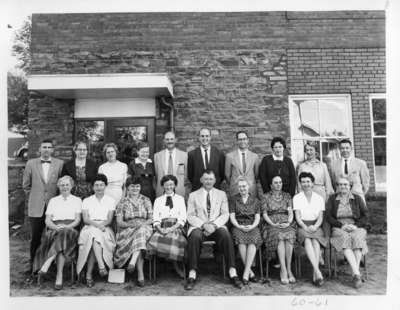 Huntsville Public School Staff 1960-1961, Huntsville, Ontario.