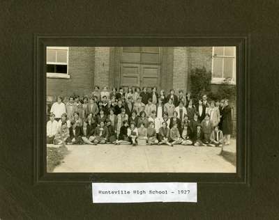 Huntsville High School, 1927, Huntsville, Ontario.