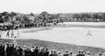 Baseball game at Memorial Park, Huntsville, Ontario, 1925.
