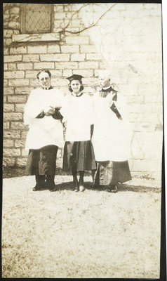 Clayton John, Jean John, Reverend Geen (L to R)