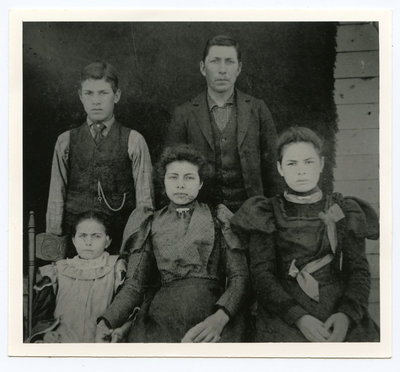 John S. Hill, Nick Hill, Rena, Clara Blaker,and Maggie Maracle