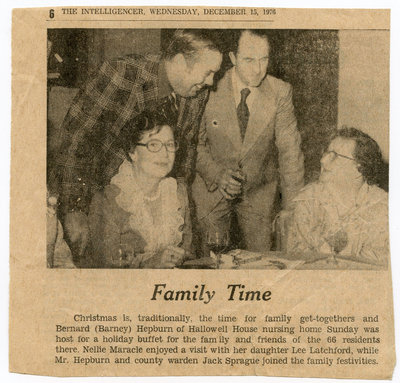 “Family Time” Clipping 
