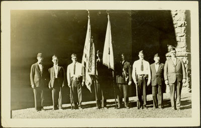 Eight Men in Uniforms