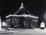 Kitchener City Hall decorated for the Christmas season