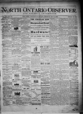 North Ontario Observer (Port Perry), 6 May 1875