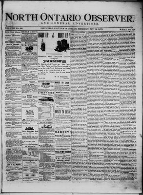 North Ontario Observer (Port Perry), 14 Oct 1875