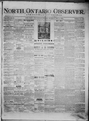 North Ontario Observer (Port Perry), 4 May 1876