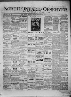 North Ontario Observer (Port Perry), 11 May 1876