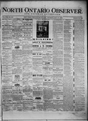 North Ontario Observer (Port Perry), 18 May 1876