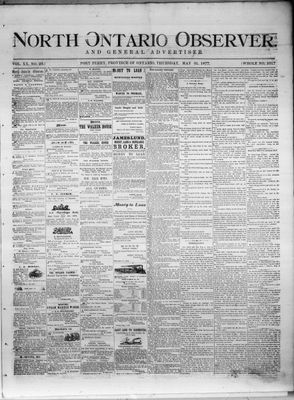 North Ontario Observer (Port Perry), 31 May 1877