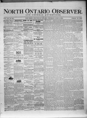 North Ontario Observer (Port Perry), 6 Jun 1878