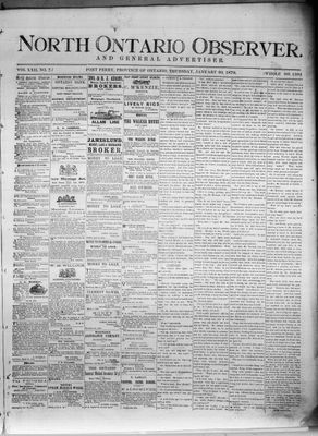 North Ontario Observer (Port Perry), 30 Jan 1879