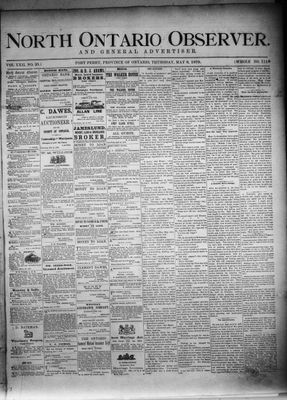 North Ontario Observer (Port Perry), 8 May 1879