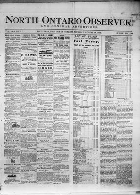 North Ontario Observer (Port Perry), 28 Aug 1879