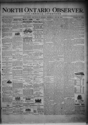 North Ontario Observer (Port Perry), 22 Jan 1880