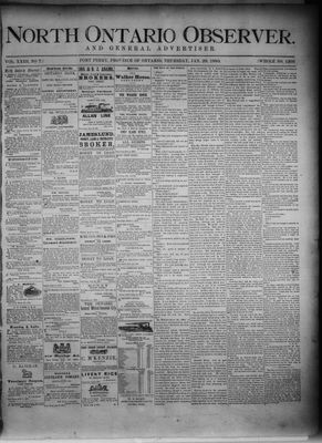 North Ontario Observer (Port Perry), 29 Jan 1880