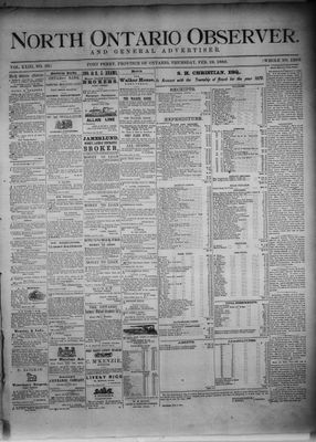 North Ontario Observer (Port Perry), 19 Feb 1880