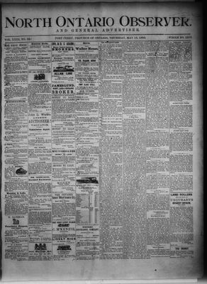 North Ontario Observer (Port Perry), 13 May 1880