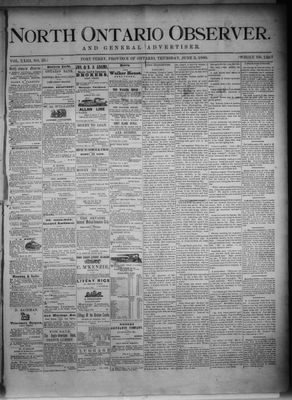 North Ontario Observer (Port Perry), 3 Jun 1880