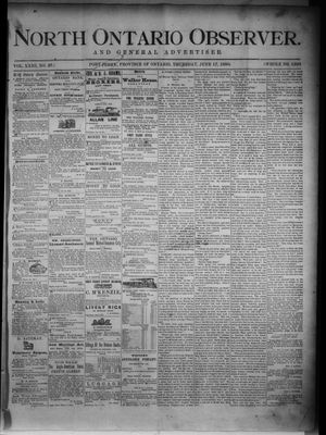 North Ontario Observer (Port Perry), 17 Jun 1880