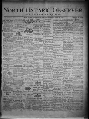 North Ontario Observer (Port Perry), 29 Jul 1880