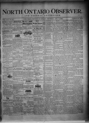 North Ontario Observer (Port Perry), 5 Aug 1880