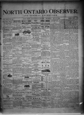 North Ontario Observer (Port Perry), 21 Oct 1880