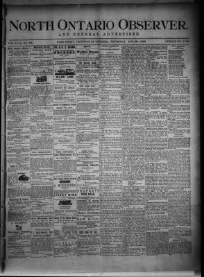 North Ontario Observer (Port Perry), 28 Oct 1880