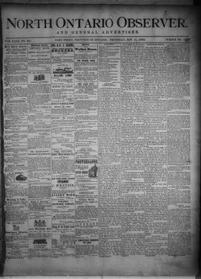 North Ontario Observer (Port Perry), 11 Nov 1880