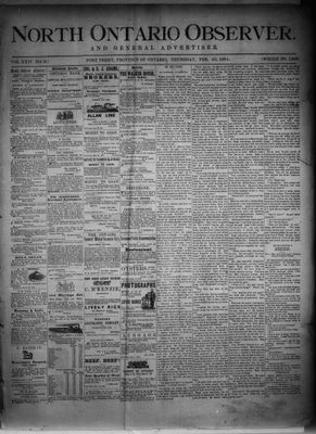 North Ontario Observer (Port Perry), 10 Feb 1881