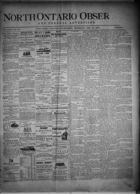 North Ontario Observer (Port Perry), 17 Feb 1881