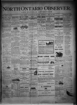 North Ontario Observer (Port Perry), 24 Feb 1881