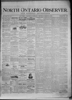 North Ontario Observer (Port Perry), 24 Mar 1881