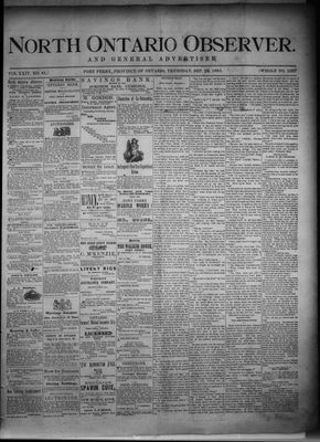 North Ontario Observer (Port Perry), 22 Sep 1881