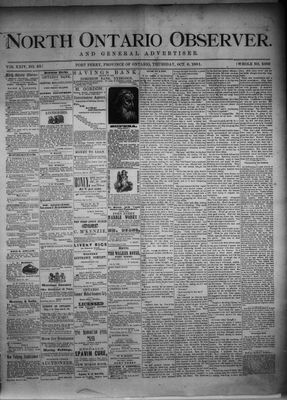 North Ontario Observer (Port Perry), 6 Oct 1881