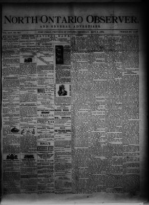 North Ontario Observer (Port Perry), 7 Sep 1882