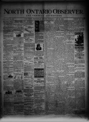 North Ontario Observer (Port Perry), 26 Oct 1882