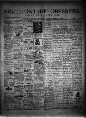 North Ontario Observer (Port Perry), 1 Mar 1883