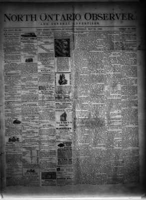 North Ontario Observer (Port Perry), 10 May 1883