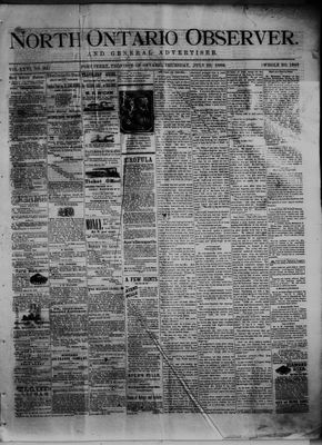 North Ontario Observer (Port Perry), 19 Jul 1883