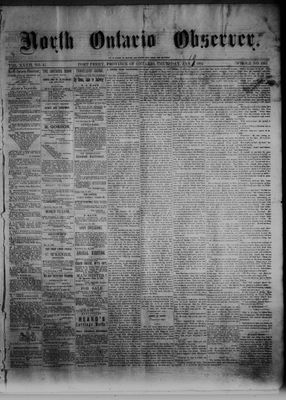 North Ontario Observer (Port Perry), 10 Jan 1884