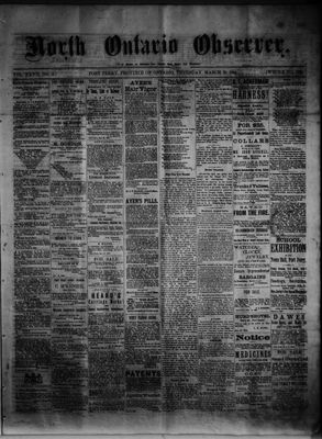 North Ontario Observer (Port Perry), 20 Mar 1884