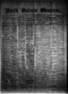 North Ontario Observer (Port Perry), 10 Apr 1884