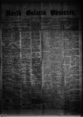 North Ontario Observer (Port Perry), 17 Apr 1884