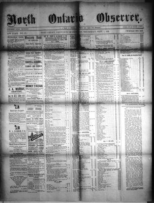 North Ontario Observer (Port Perry), 7 Sep 1893