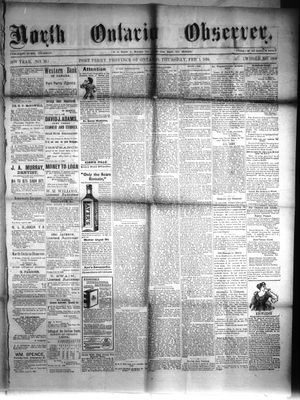 North Ontario Observer (Port Perry), 1 Feb 1894